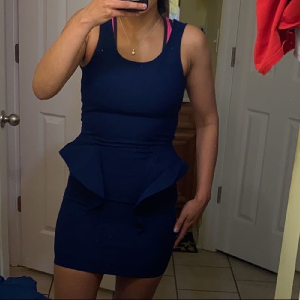 Navy blue dress